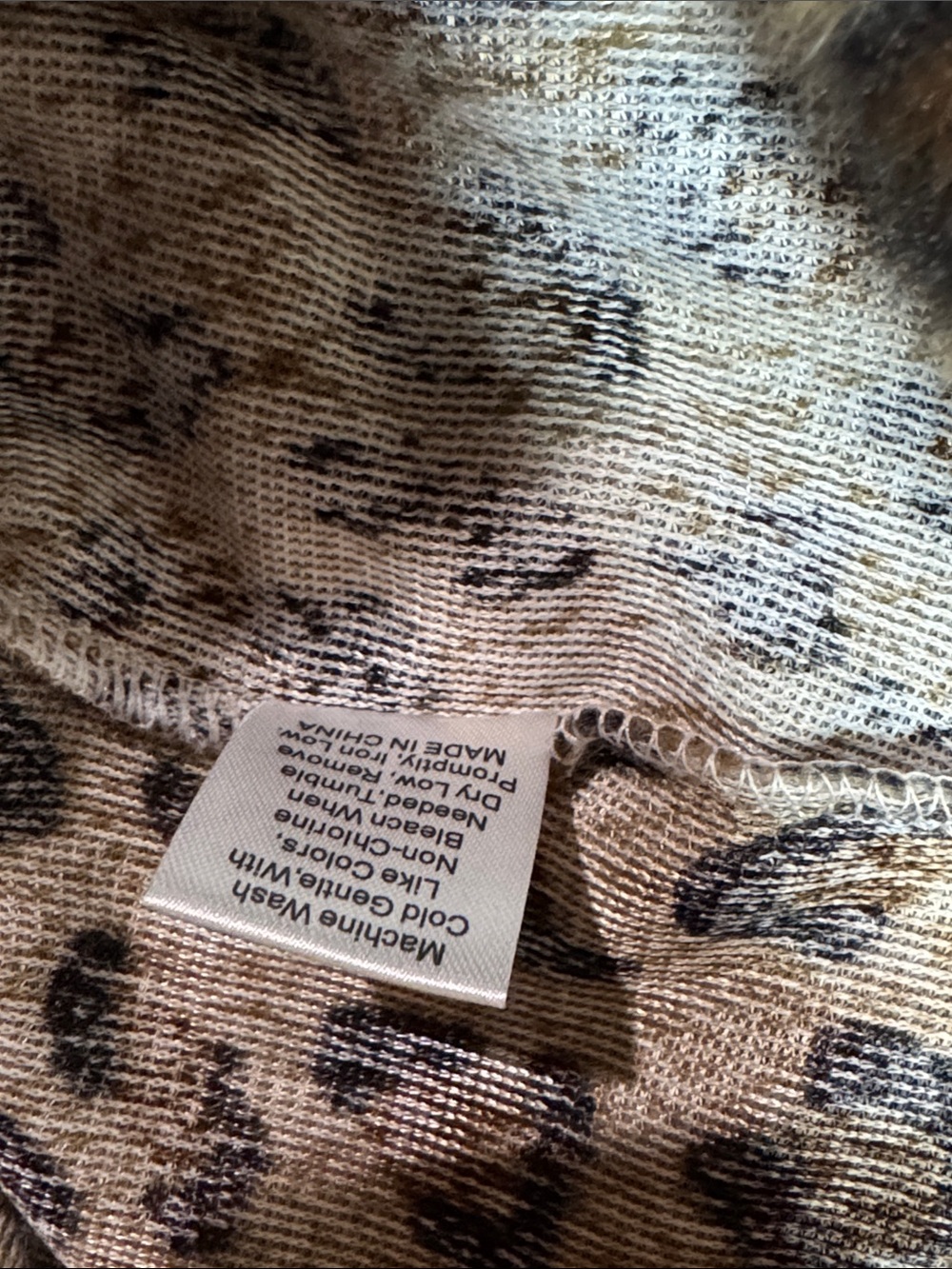 Leopard Print Faux Fur Hooded Pet Coat NWOT - Picture 6 of 6